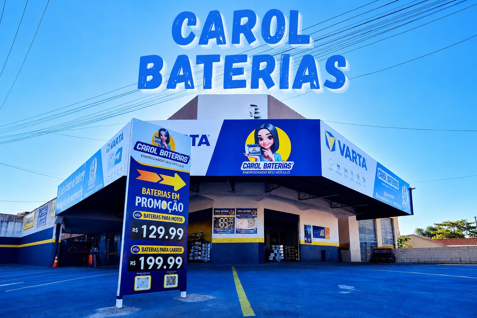 Fachada Carol Baterias – Aparecida de Goiânia